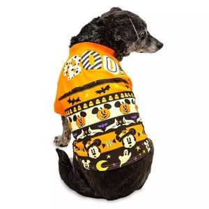 NWT Disney Glow In the Dark Dogs / Pets Mickey Mouse Halloween Spirit Jersey